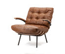 Fauteuil Bastiaan Java leder cognac