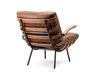 Fauteuil Bastiaan Java leder cognac