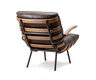 Fauteuil Bastiaan in Java leder donkerbruin