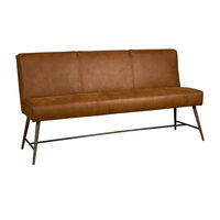 Belmonte eetkamerbank 155 cm cognac