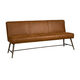 Belmonte eetbank 185 cm cognac