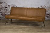 Belmonte eetbank 185 cm cognac