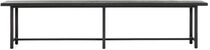 DTP Home Timeless Black eetkamerbank Beam 215 cm