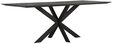 DTP Home Timeless Black eettafel Curves 210 cm - Korver Living