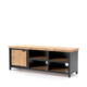 Cod Collectie 1 Deur TV Meubel 160x40x50 (METAL SHELVES) - Korver Living