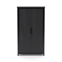 Cod Collectie 2 deur Kast 180X40X90 Zwart - Korver Living