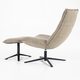 Eleonora Fauteuil Marcus met voetenbank- beige Baquer