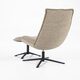 Eleonora Fauteuil Marcus met voetenbank- beige Baquer