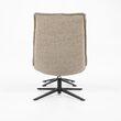 Eleonora Fauteuil Marcus met voetenbank- beige Baquer