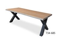 Koopmans eettafel boomstam 220cm - Korver Living