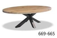 Koopmans eettafel ovaal 220cm - Korver Living