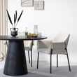 Eettafel Aron rond 130 - zwart - Korver Living