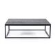 Salontafel ROBIN zwart eiken 120 x 120 x 30 cm - Korver Living