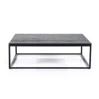 Salontafel ROBIN zwart eiken 120 x 120 x 30 cm - Korver Living