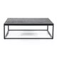 Salontafel ROBIN zwart 100 x 100 x 30 cm. - Korver Living