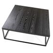 Salontafel ROBIN zwart 100 x 100 x 30 cm. - Korver Living