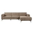 Leeds 2,5-seater AL  Chaise R - City 453 Moss Grey-Korverliving