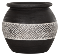 ML 430848 Tribal vase large black_1_8195011314964