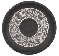 ML 430846 Tribal plate black_2_8195011314964